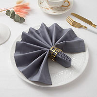 Салфетка декоративная 40*40см серый Этель