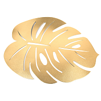 Салфетка сервировочная плейсмат 42*33см Floristry золотой Nouvelle Daily