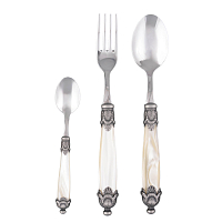 Набор столовых приборов 18пр Siena Antique Champagne Steel Domus Design