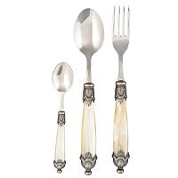 Набор столовых приборов 36пр Siena Antique Champagne Steel Domus Design