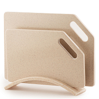 Набор досок на подставке 2шт Мрамор Mastony