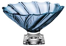 Фруктовница 31см на ножке Ponti Blue Bohemia Treasury