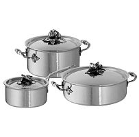 Набор кастрюль 6пр 1,5л+3,5л+5л Opus Ruffoni