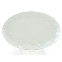 Блюдо овальное 36,5см Веточки-цветочки Elan Gallery