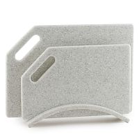 Набор досок на подставке 2шт Мрамор Mastony