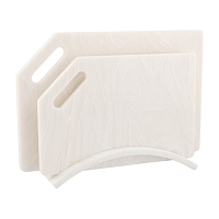 Набор досок на подставке 2шт Мрамор Mastony