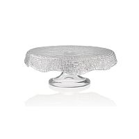 Тортница 25см на ножке Diamante IVV