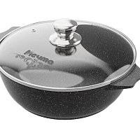 Жаровня 4л с крышкой Гранит Black Induction Pro Мечта