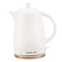 Чайник электрический 1,9л белый Galaxy Line