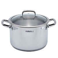 Кастрюля 5л 22см со стекл. крышкой Leon Кукмара