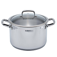 Кастрюля 5л 22см со стекл. крышкой Leon Кукмара