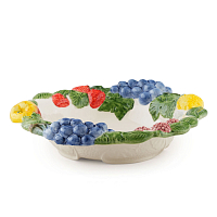 Блюдо овальное 33см Фрукты Annaluma