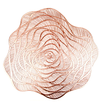 Салфетка сервировочная плейсмат 38см Аjouré бронза Nouvelle Daily