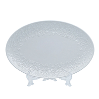 Блюдо овальное 31см Веточки-цветочки Elan Gallery