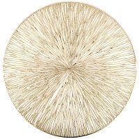 Салфетка сервировочная плейсмат 38см Аjouré золото Nouvelle Daily