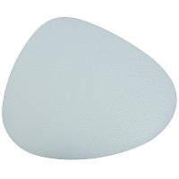 Салфетка сервировочная плейсмат 45*37см Экокожа серая Nouvelle Daily