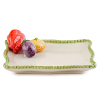 Блюдо 23*23см Овощи Annaluma