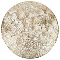 Салфетка сервировочная плейсмат 38см Аjouré золото Nouvelle Daily