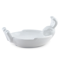 Блюдо 21см Зайка белый Доляна 