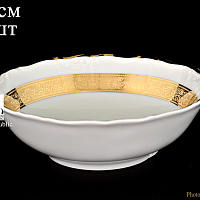 Набор салатников 16см 6шт Золотая лента