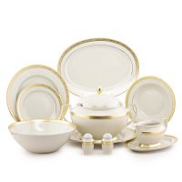 Сервиз столовый 6пер 26пр с супником Constanza Creme Gold 3064