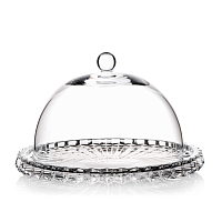 Блюдо 18см с крышкой хрусталь Crown Jewel Rogaska