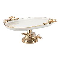 Блюдо овальное на ножке 35см Gala