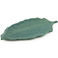 Блюдо лист Yesil