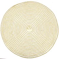 Салфетка сервировочная плейсмат 38 см Аjouré золото Nouvelle Daily