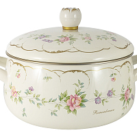 Кастрюля эмалированная 20см 2,9л Воспоминание Ejiry